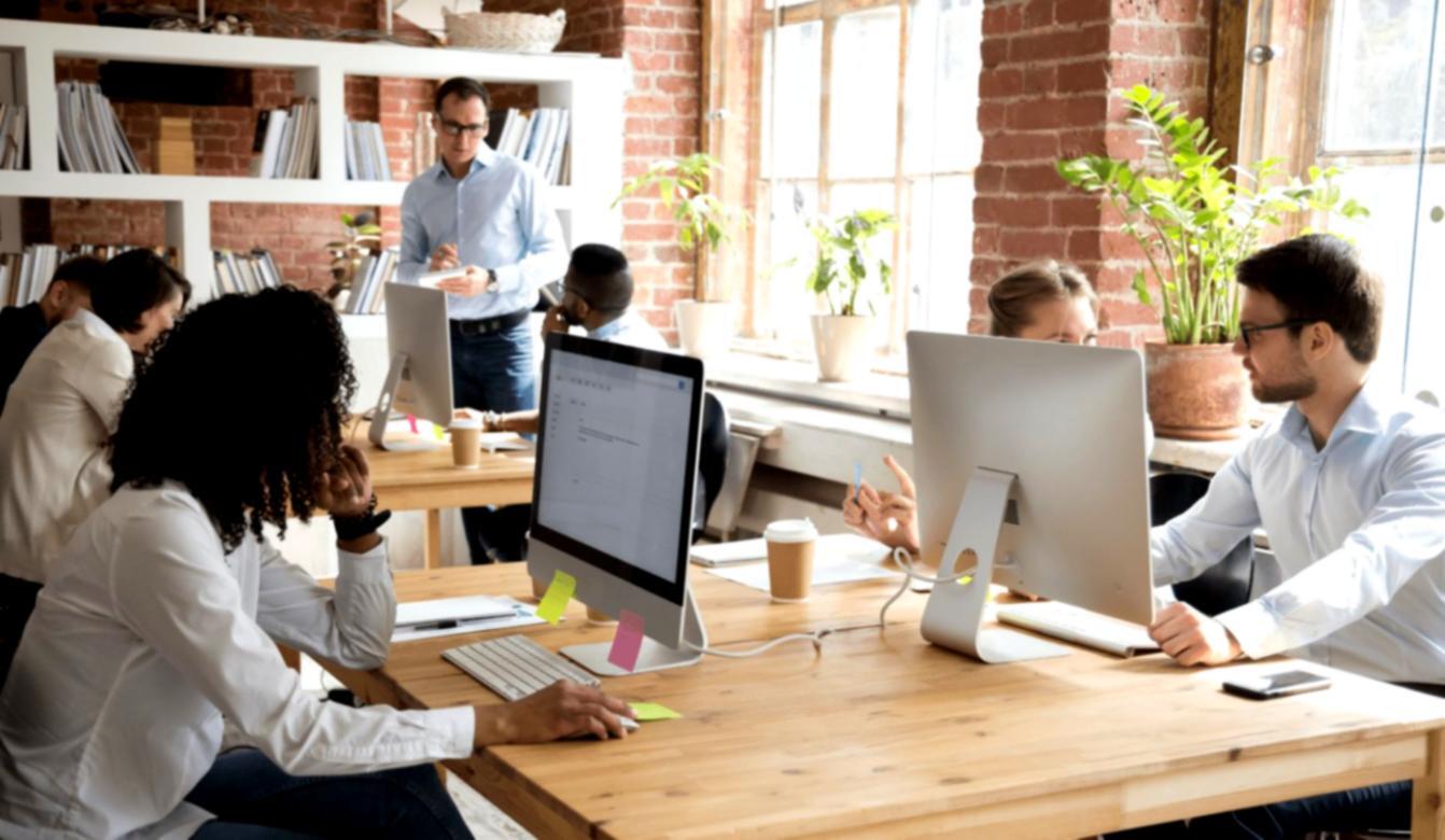 Collaborative design review session with client feedback