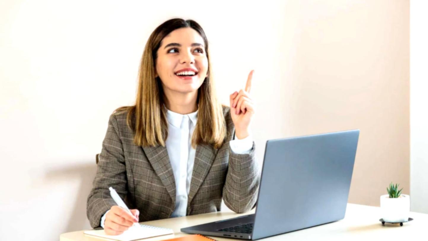 Professional workspace showcasing collaborative presentation development process