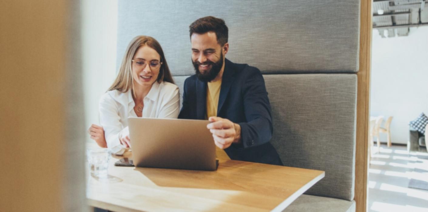 Professional presentation design workspace with creative tools